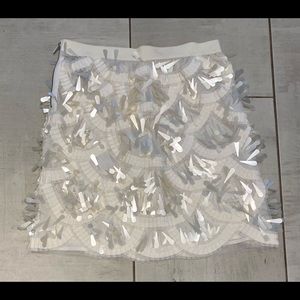 BCBG Max Azria cream/white miniskirt size XS